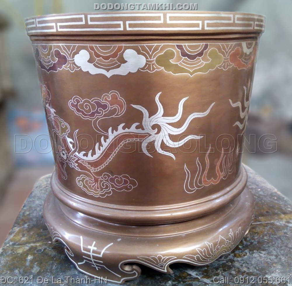 bát hường đồng ngũ sắc 20cm