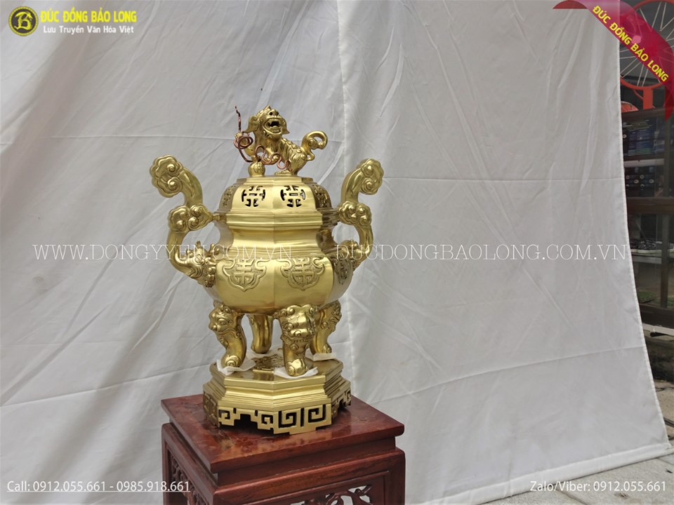 đỉnh đồng thờ cúng bằng đồng