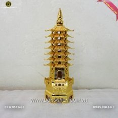 Tháp Văng Xương 7 Tầng 26cm Mạ Vàng 24k