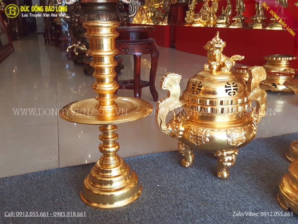đồ thờ dát vàng