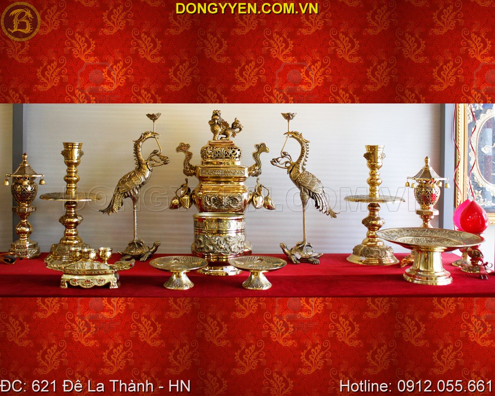 Đồ thờ cúng Dapha - Đồ thờ bằng đồng Dapha