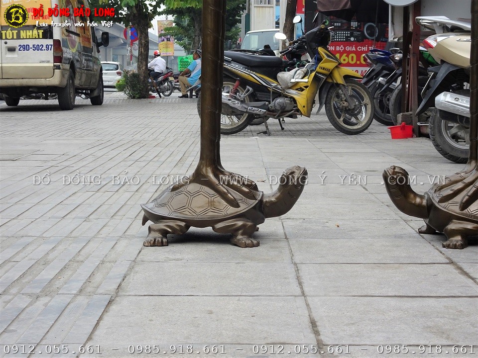hạc thờ bằng đồng
