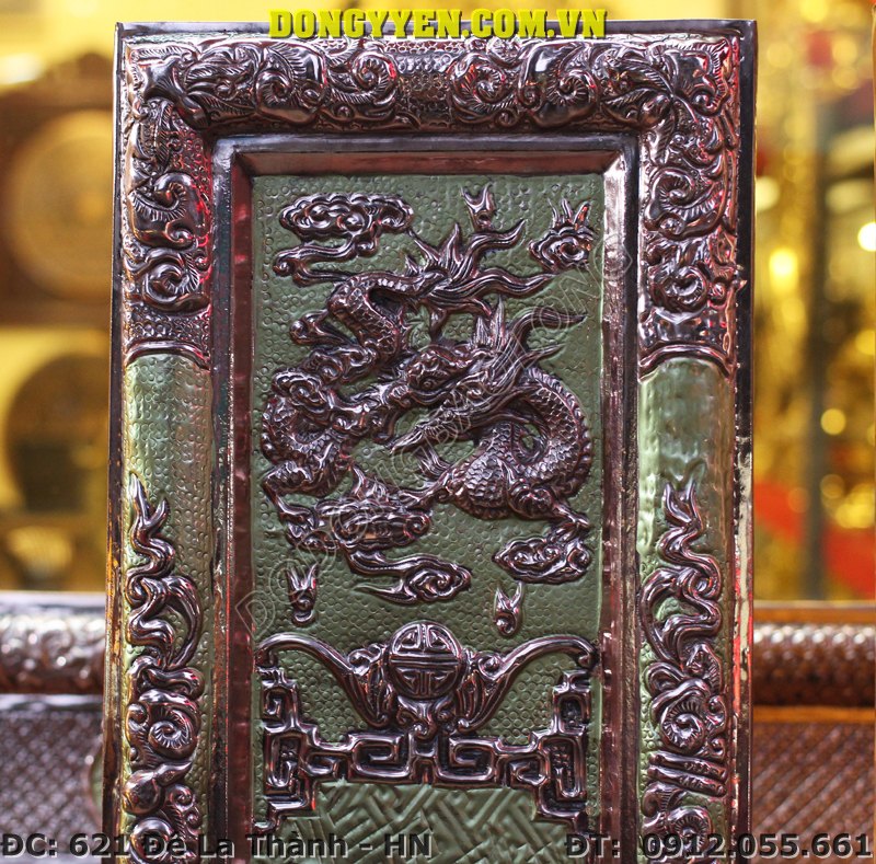 câu đối chạm tứ linh
