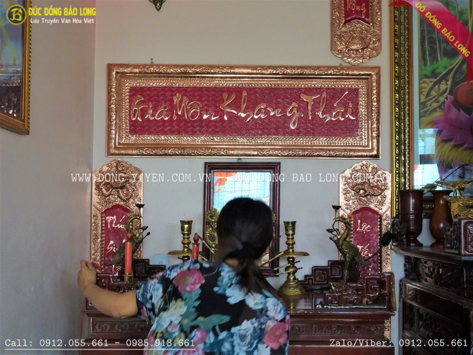 Bộ đại tự Gia môn khang thái