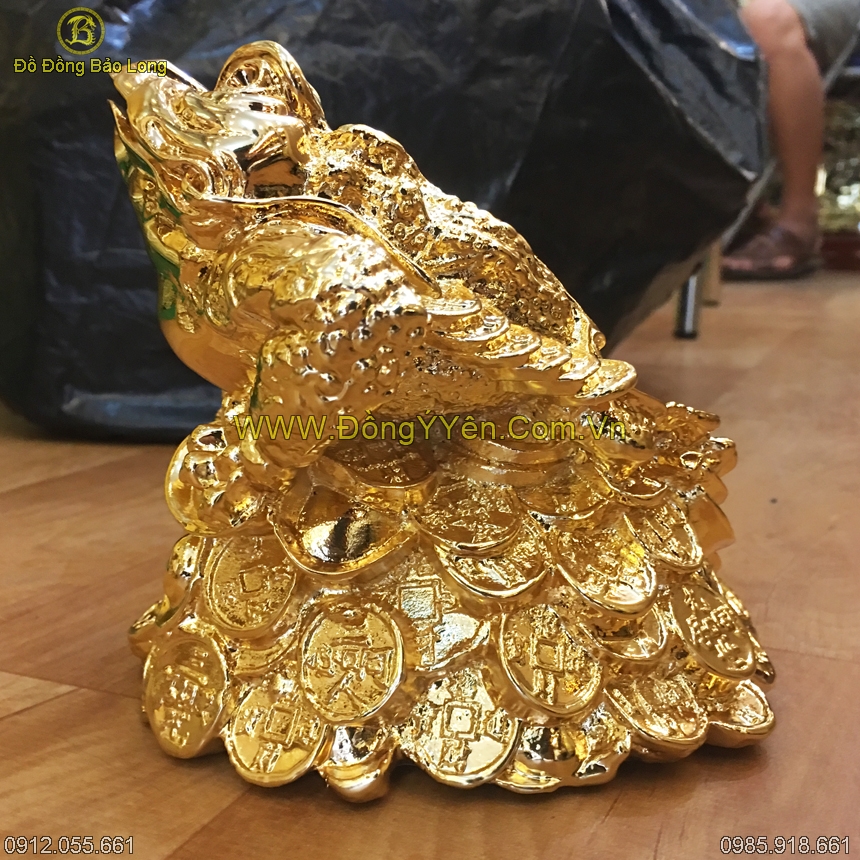 Cóc Đồng Mạ Vàng 24K