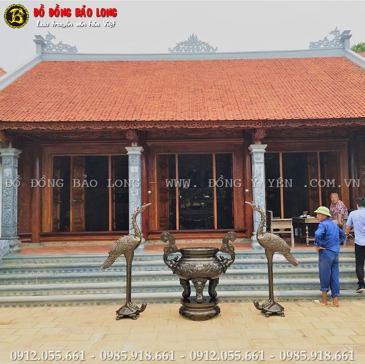 Đúc Lư Hương Đồng Cho Nhà Thờ Họ Ở Thanh Hóa