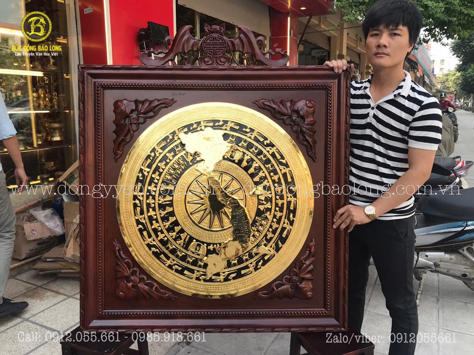 tranh mặt trống đồng