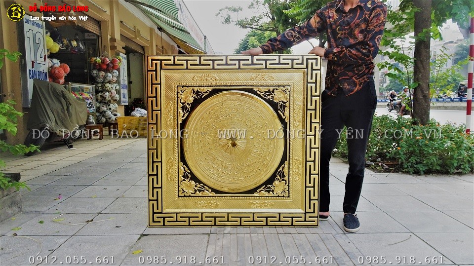 tranh mặt trống đồng