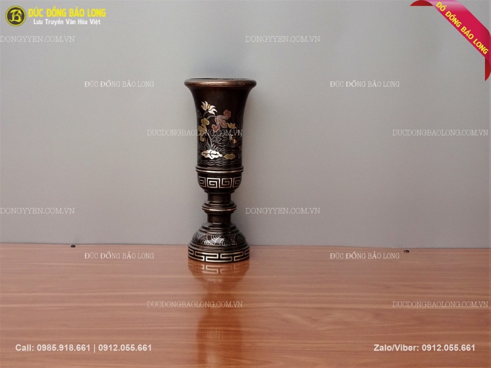 ống hương khảm ngũ sắc