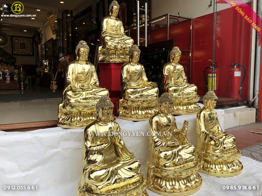 Bộ tượng Dược Sư cho khách ở TP Biên Hòa