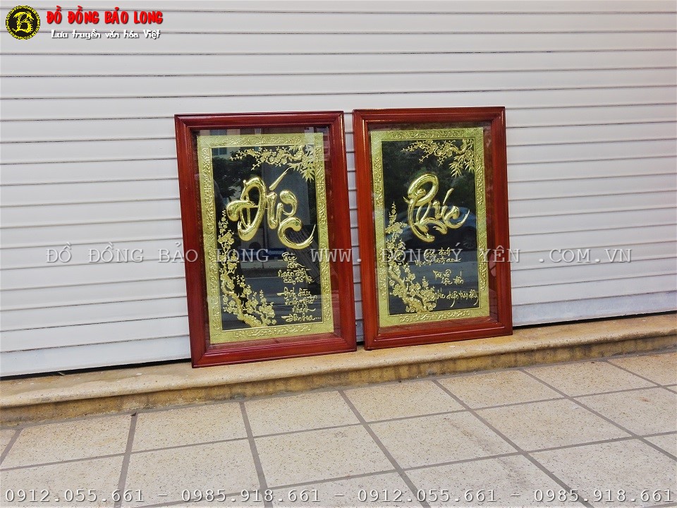 tranh chữ đức phúc