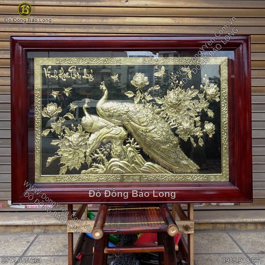 Tranh Công Mai Khổ Nhỏ 1m07