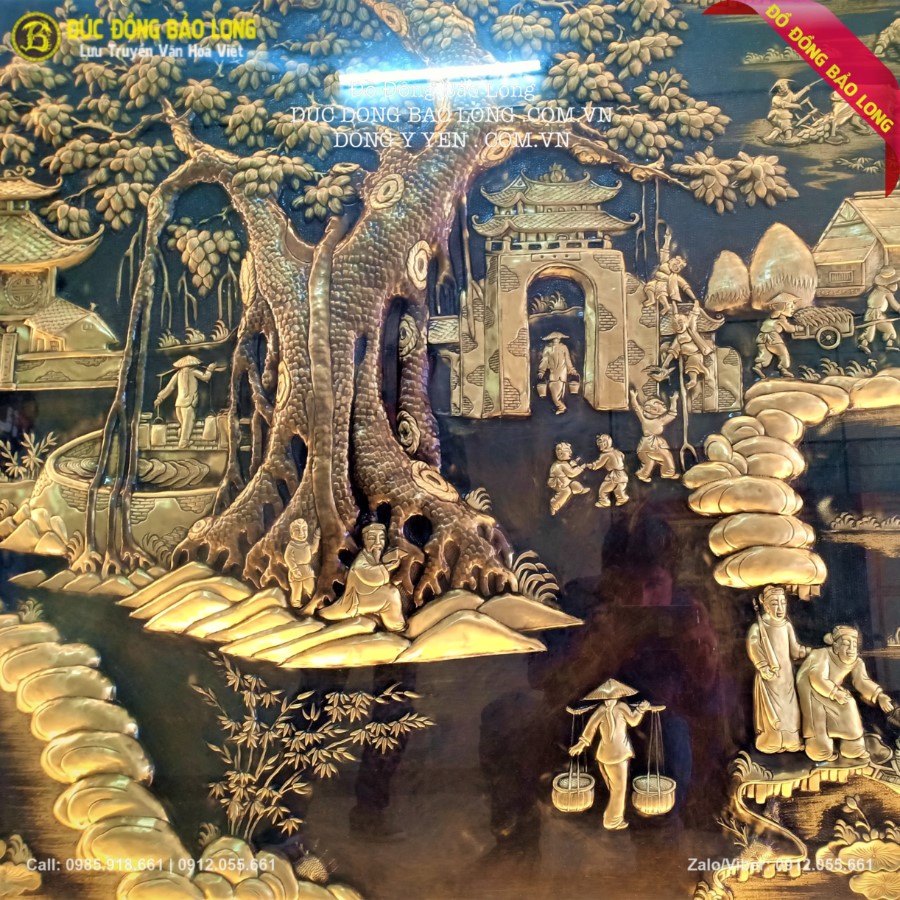 Tranh Đồng Quê Cực Đẹp Cho Phòng Khách