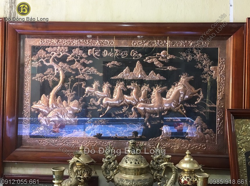 tranh mã đáo thành công bằng đồng 1m76