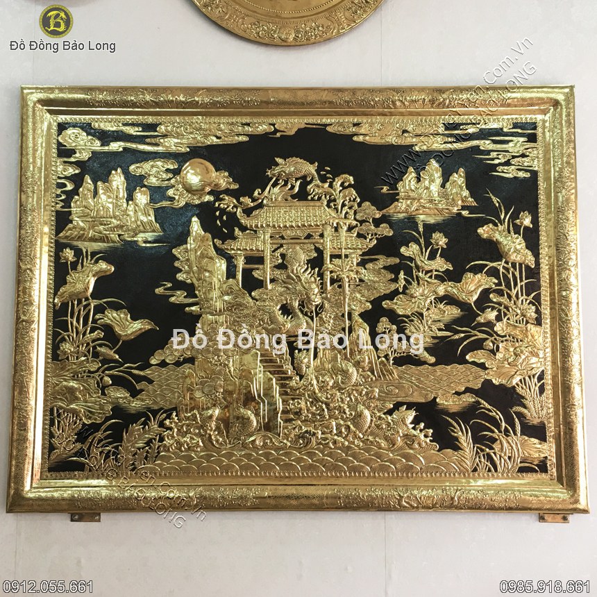 Tranh Cá Chép Vượt Vũ Môn 1m76