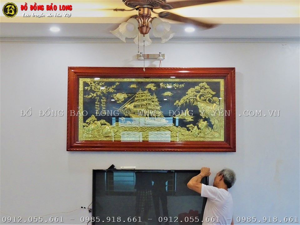 tranh thuận buồm xuôi gió bằng đồng