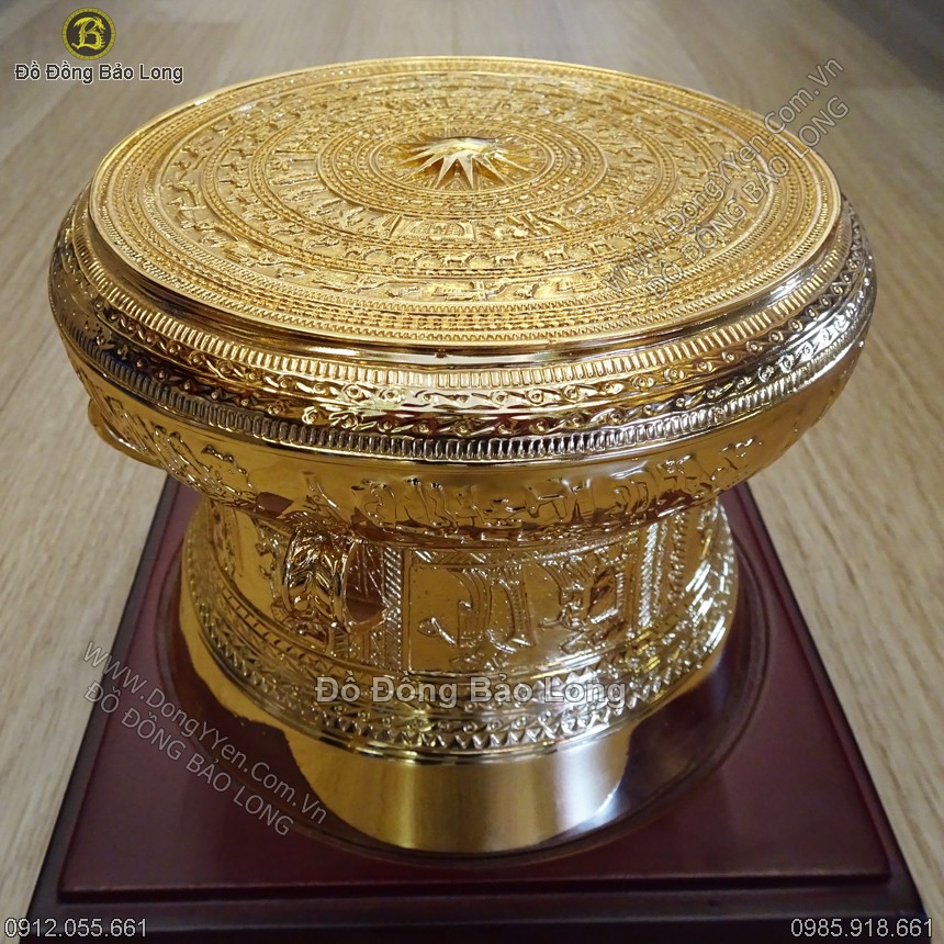 Trồng Đồng Mạ Vàng 24k DK 20cm