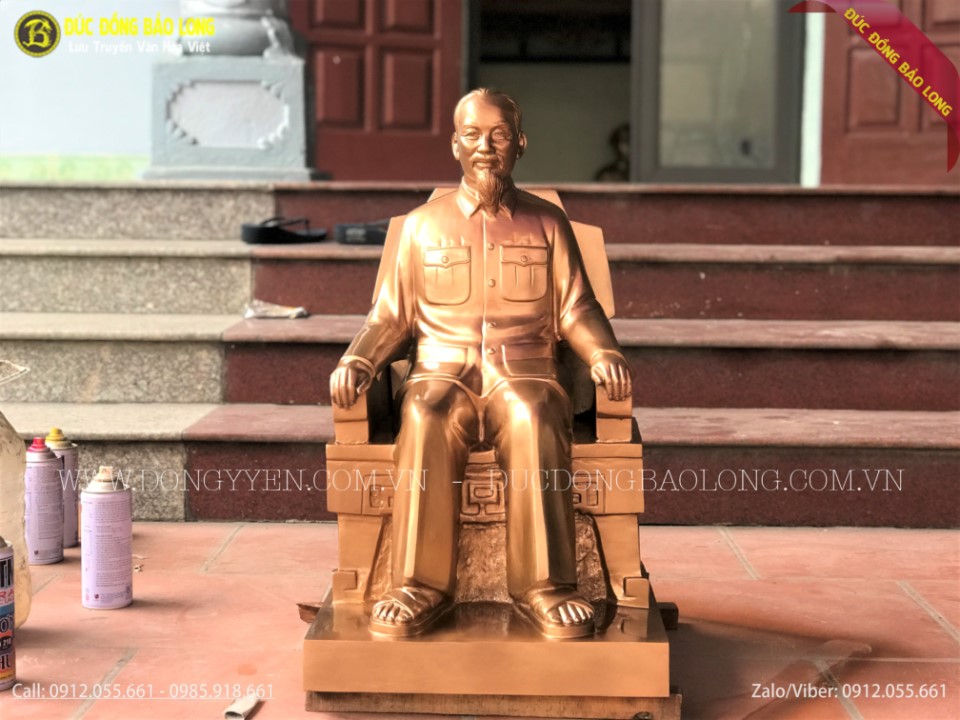 tượng bác hồ bằng đồng