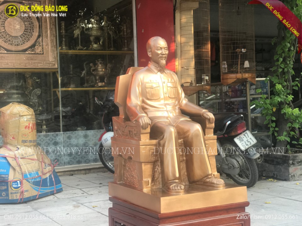 tượng bác hồ bằng đồng