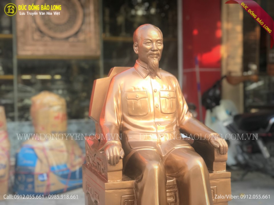 tượng bác hồ bằng đồng