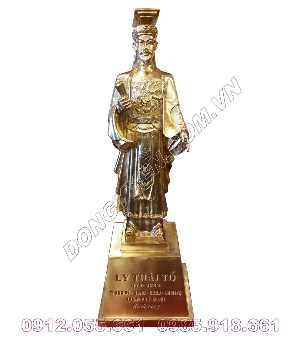 Tượng Đồng Vua Lý Thái Tổ 30cm