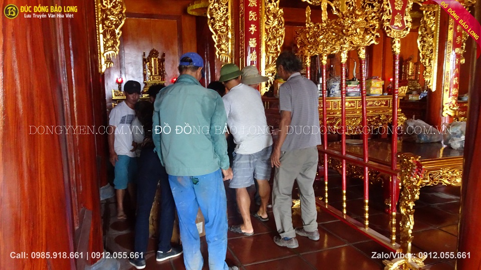 tượng lý thái tổ dát vàng