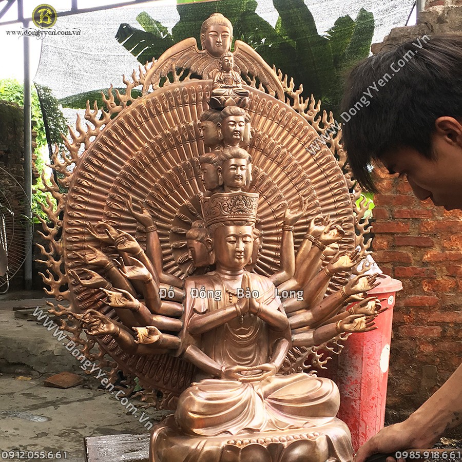 Đúc Tượng Thiên Thủ Thiên Nhãn 1m27