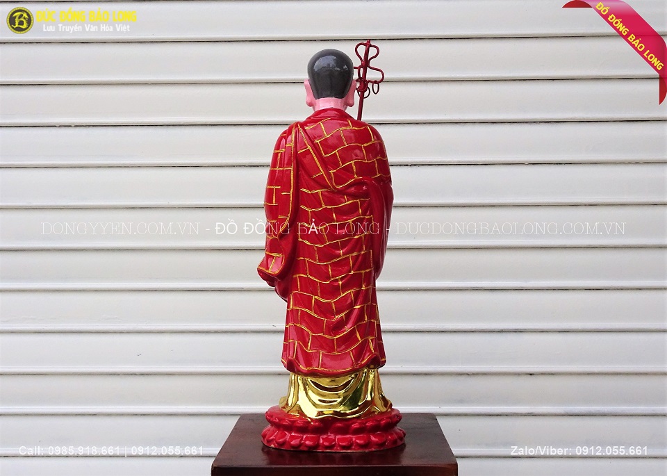 tượng địa tạng sơn son thiếp vàng'