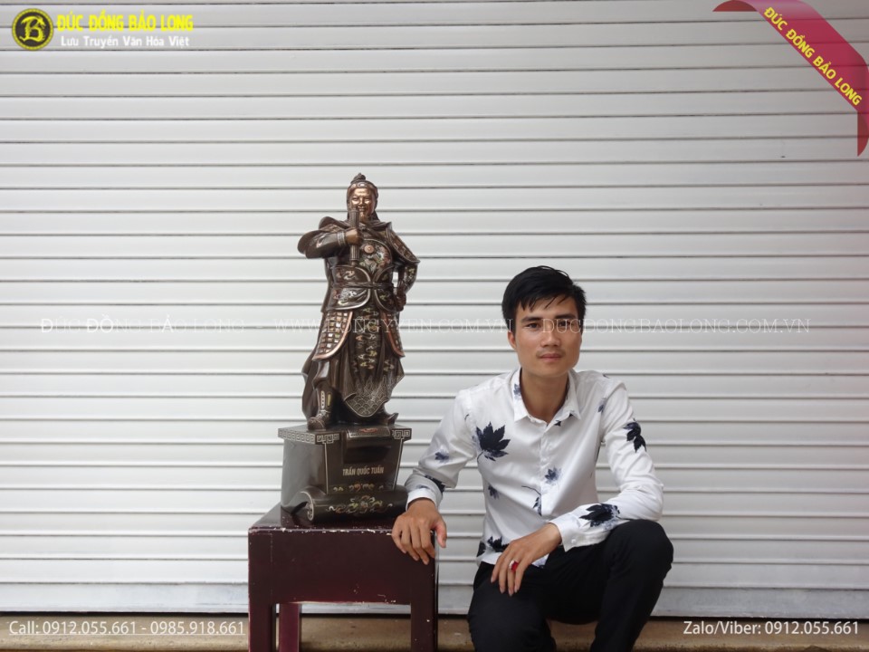 tượng trần hưng đạo khảm tam khí