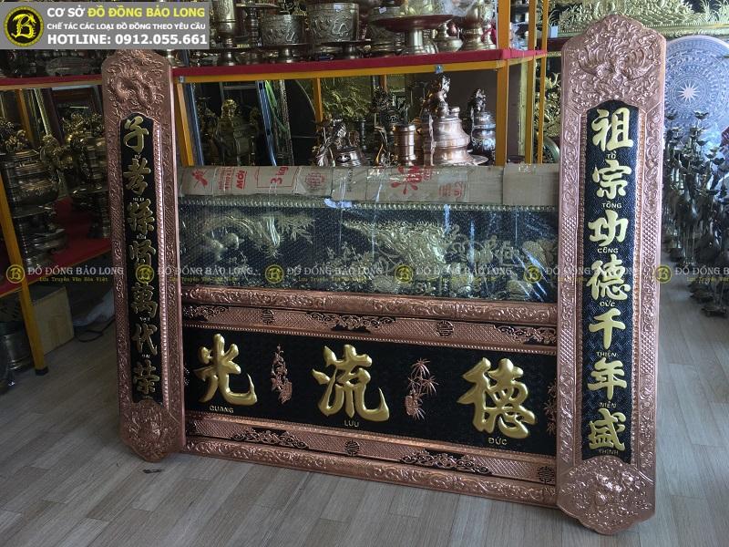 Cửa hàng bán hoành phi, cuốn thư câu đối bằng đồng tại Đà Nẵng