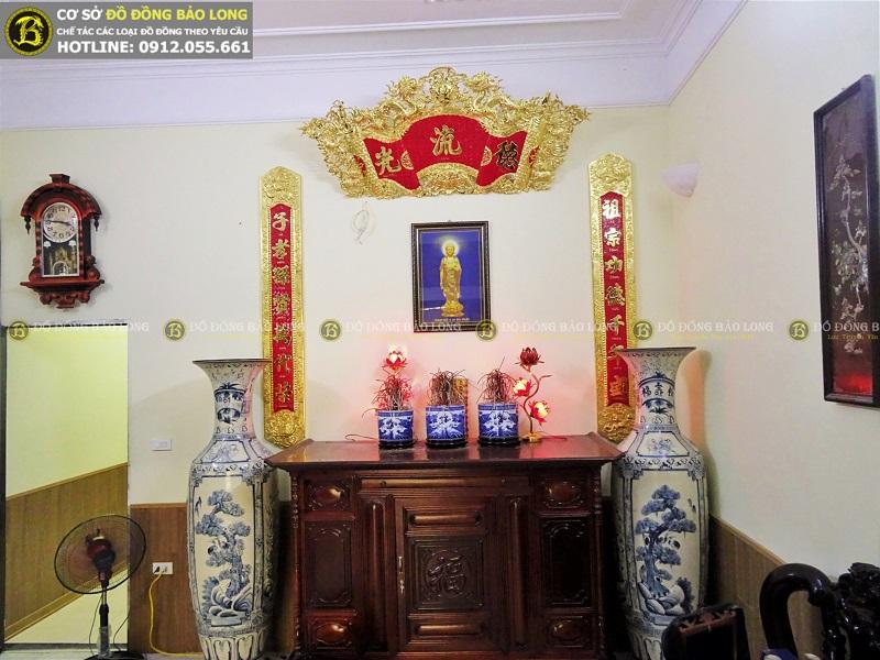 Cửa hàng bán hoành phi, cuốn thư câu đối bằng đồng tại Hưng Yên