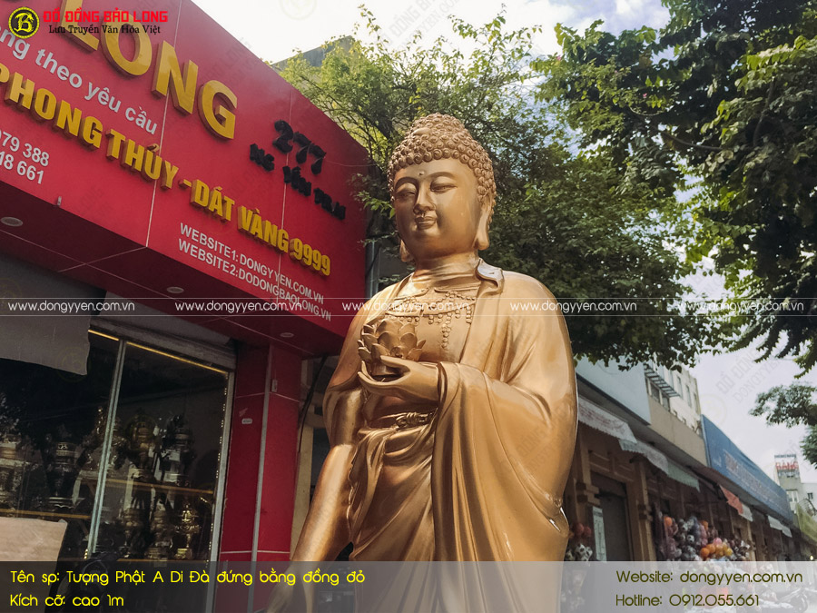Cửa hàng bán Tượng Phật A Di Đà đúc thủ công, giá rẻ bất ngờ