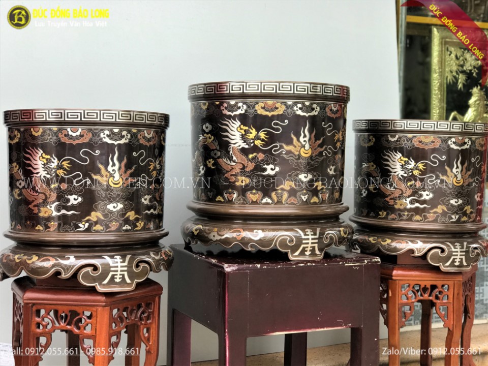 Bộ 3 bát nhang thờ gia tiên