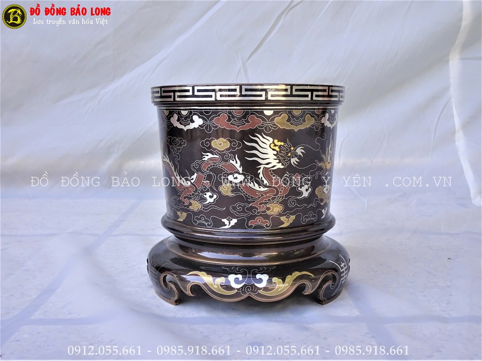 bát hương khảm ngũ sắc