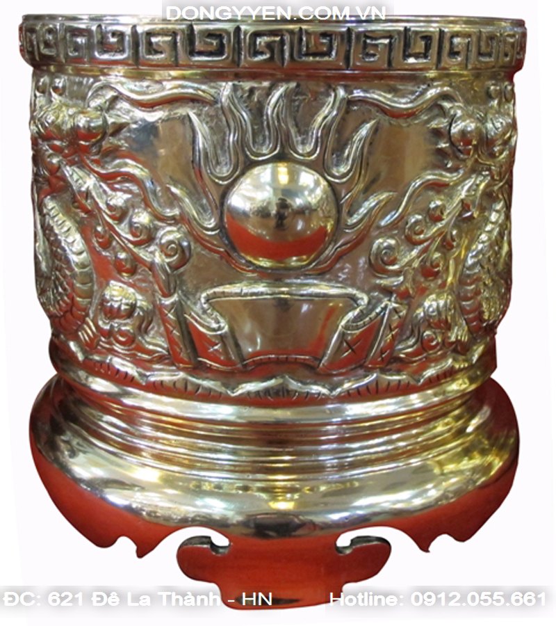 bát hương đồng đỏ 