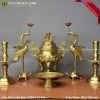 Bộ Ngũ Sự Bằng Đồng Catut 50cm