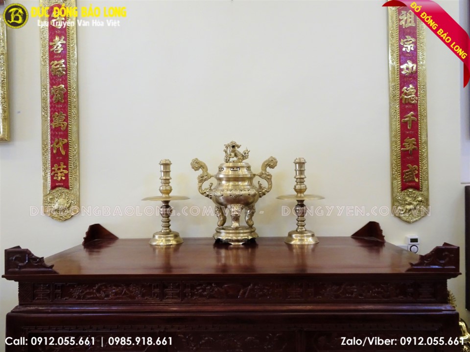 bộ tam sự nến đỉnh hoa sòi