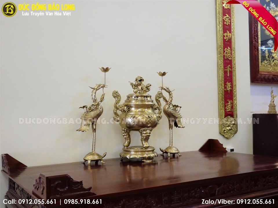 bộ tam sự đỉnh long vân ngũ phúc quần hội 70cm