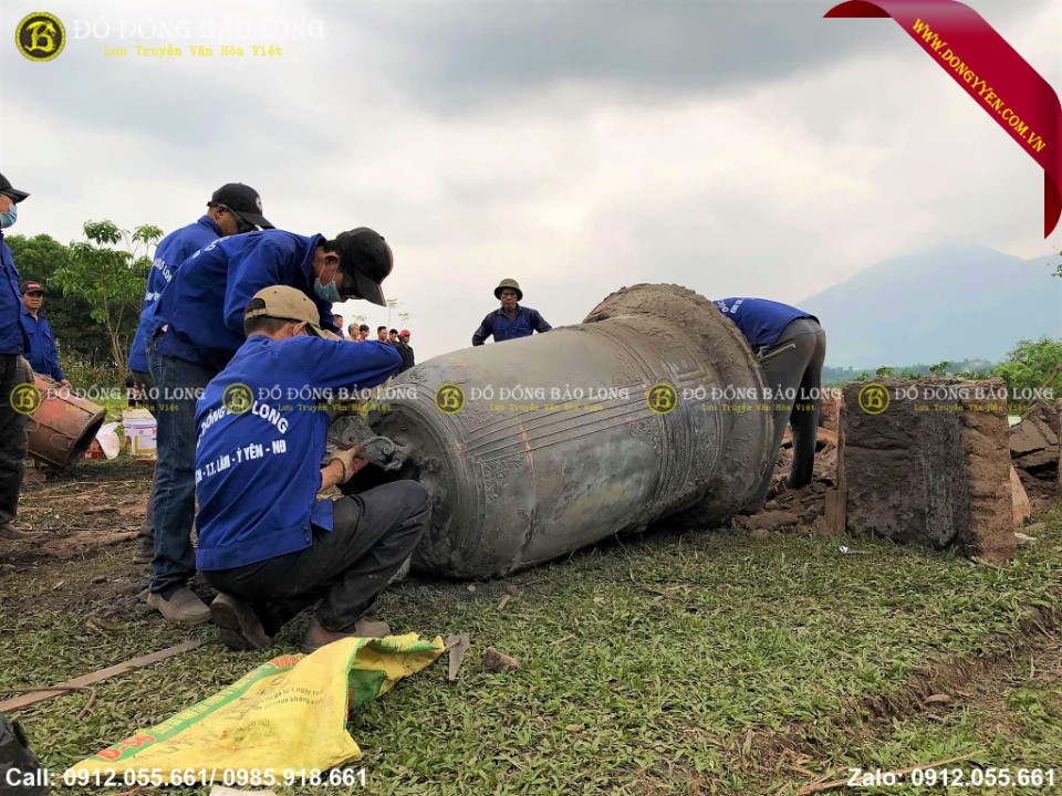 chuông đồng 1200kg
