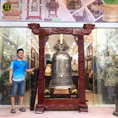 Chuông Đồng 207kg Cho Khách Hàng Tại Tỉnh Trà Vinh 