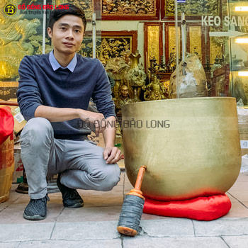 Chuông Bát Bằng Đồng 100kg cho khách Lâm Đồng