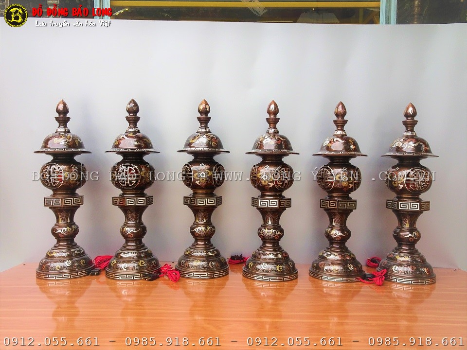 đèn thờ bằng đồng