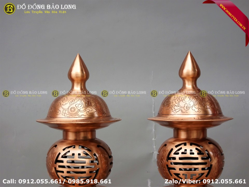 đèn thờ bằng đồng