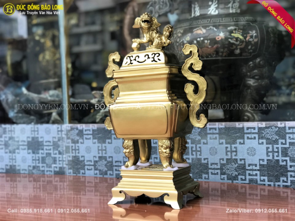 đỉnh vuông tai mây bằng đồng catut