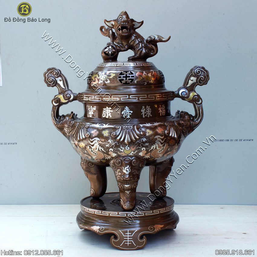 Bộ Đỉnh 60 Khảm Tam Khí Hàng Đẹp