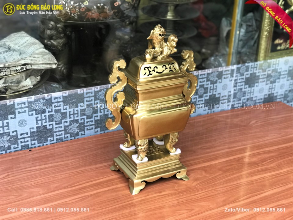 đỉnh vuông bằng đồng catut