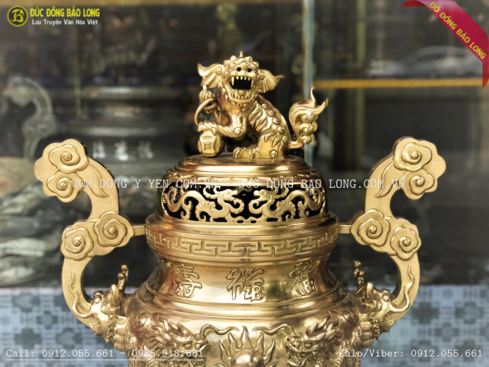 đỉnh rồng nổi bằng đồng