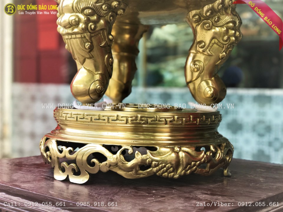 đỉnh đồng đúc rồng nổi