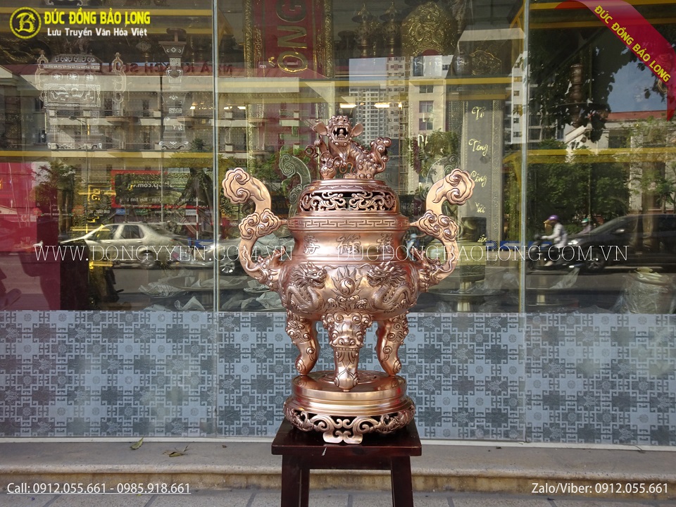 đỉnh rồng phượng bằng đồng