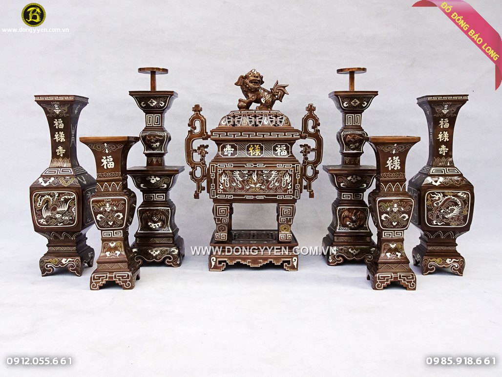 bán đồ thờ khảm tam khí